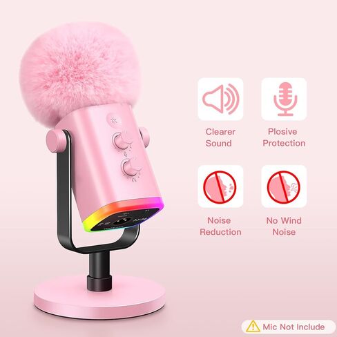 ZealSound Blue Yeti Sticker Bling Glitter,Rhinestone Crystal Diamond Sticker Bling DIY Decoration,Shiny Skin Screen Shild Cover Compatible with Blue Yeti and Yeti Pro Microphones Microphone(Rose Pink) in Kuwait