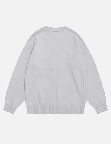 Aelfric Eden Cartoon Dog Sweater Casual Soft Baggy Knit Pullover Sweaters Long Sleeve Crewneck Tops 2025 Trendy Outfits in Saudi Arabia