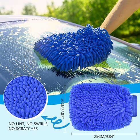 4 Pack Car Wheel Brush Kit - Soft, Scratch-Free Microfiber & Synthetic Wool Cleaning Brushes for Tires, Rims, Fenders, Engine, Exhaust Tips in Saudi Arabia