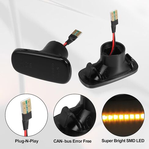 X AutoHaux 1 زوج الزوج الجانبي ضوء الإشارة ضوء NO.8173011/8173153011 لتويوتا Altezza XE10 1998-2005 ل Toyota Corolla E120 2002-2004 in Saudi Arabia