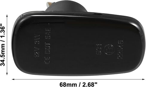 X AutoHaux 1 زوج الزوج الجانبي ضوء الإشارة ضوء NO.8173011/8173153011 لتويوتا Altezza XE10 1998-2005 ل Toyota Corolla E120 2002-2004 in Saudi Arabia