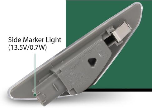 Grand Orange LED Side Marker Light Light Light Light Side Lens Clear Clear Clear متوافق مع BMW X5 E70 2007-2014 ، FIT X3 F25 2011-2015 ، FIT X6 E71 2008-2014 63137171008 in Kuwait