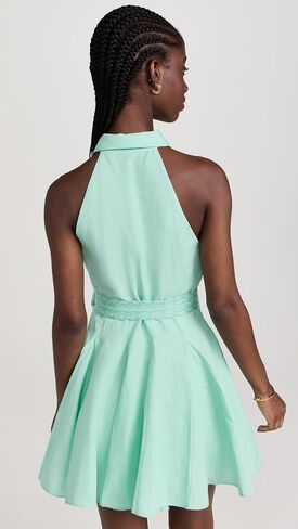 Women's Short Dress with Buckle Belt in Kuwait
