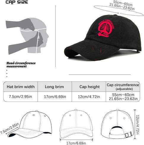 World Tuberculosis Day Hat for Men Washed Distressed Baseball Cap Aesthetic Washed Ball Caps Quick Dry in Saudi Arabia