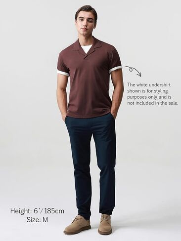 قمصان البولو من طوق المخيم للرجال 195GSM BCI Cotton Blend Pique Short Sleeve HEM مع شريط 3 ألوان in Kuwait