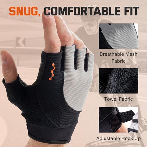 Lusper Workout Gloves for Men and Women, Full Palm Protection Weight Lifting Gloves, Gym Gloves for Training, Cycling, Fitness,Exercise Hanging, and Pull Ups in Saudi Arabia
