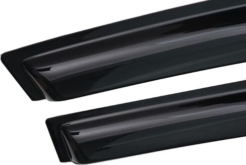 Lightronic Extra Date Outso Mount Auto Vent Window Revor ، يناسب 2002-2009 شيفروليه تريل بليزر ، واقي أمطار حماية للأشعة فوق البنفسجية ، وينفصل الرياح الأصلي ، وتثبيت غير محفوظ ، والدخان الداكن ، و 4-PCS in Saudi Arabia