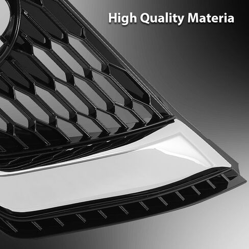 G-PLUS Front Bumper Upper Grille w/Insert Compatible with Nissan Sentra SR 2013-2015 Chrome Shell Grill Inserts 623103RM0A NI1200253 in Saudi Arabia