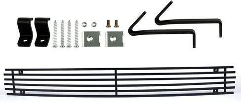 G-PLUS Front Bumper Upper Grille w/Insert Compatible with Nissan Sentra SR 2013-2015 Chrome Shell Grill Inserts 623103RM0A NI1200253 in Saudi Arabia