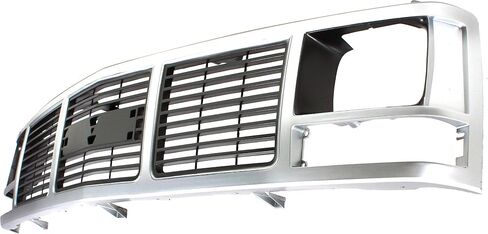 Garage-Pro Grille Assembly - Compatible with 1992-1993 GMC Yukon, Fits 1988-1993 GMC C1500, K1500, C2500, K2500, C3500, K3500 - Silver in Saudi Arabia