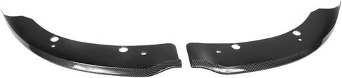 IKON MOTORSPORTS, Front Bumper Lip Protector Compatible with 2015-2023 Dodge Charger Scat Pack SRT, Carbon Fiber Print Air Chin Dam Lower Lip Guard Protector Left Right Side Pair in Kuwait