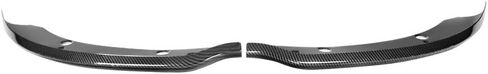 IKON MOTORSPORTS, Front Bumper Lip Protector Compatible with 2015-2023 Dodge Charger Scat Pack SRT, Carbon Fiber Print Air Chin Dam Lower Lip Guard Protector Left Right Side Pair in Kuwait
