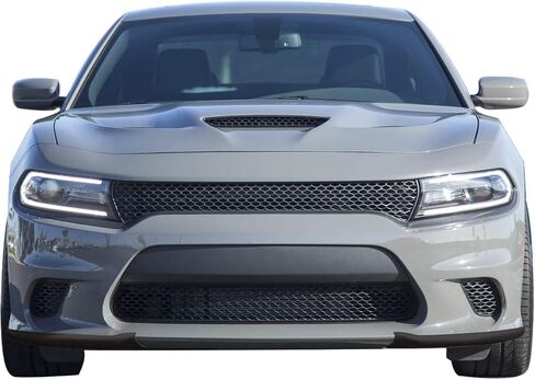 Ikon Motorsports ، واقي الشفاه الأمامي الوفير متوافق مع 2015-2023 Dodge Charger Scat Pack SRT ، ألياف الكربون طباعة سد الذقن السفلى واقي الشفاه اليسار الزوج الأيسر الأيسر. in Saudi Arabia