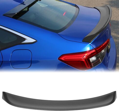 FreeMotor802 متوافق مع 2022-2025 هوندا سيفيك 11th Gen 4-Door Sedan Duckbill Spoiler ، Ikon Gloss Black ABS Plastic Tail Trunk Trunk Spoiler in Kuwait