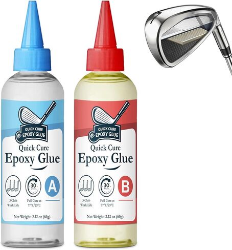 Quickly Cure Golf Club Epoxy 8.8oz, Quick Cure Transparent Durable Golf Epoxy, Golf Shaft Epoxy Used to Repair All Golf Clubs, Golf Heads, Drivers, Putters and Irons in Saudi Arabia