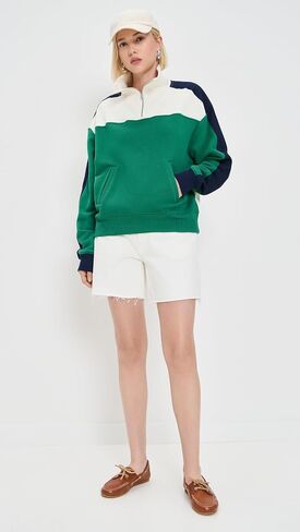 Rag & Bone Women's Terry Sport Block Half Zip in Saudi Arabia