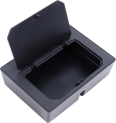 Armrest Hidden Storage Box for M-itsubishi L200 / Triton 2019-2023 Accessories, Center Console Organizer Tray ABS Black (2019-2023) in Saudi Arabia