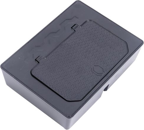 Armrest Hidden Storage Box for M-itsubishi L200 / Triton 2019-2023 Accessories, Center Console Organizer Tray ABS Black (2019-2023) in Saudi Arabia