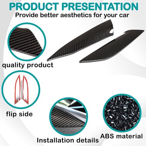 ABS Car Center Console Gear Shift Side Decorative Strip Sticker Compatible with BMW 3 4 Series G20 G22 320i 330i 325i 430i 425i M2 G87 i4 M50 i3 G28 Gear Box Side Cover Panel Frame Trim in Saudi Arabia