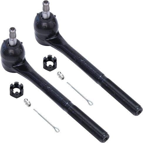Detroit Axle - Pair Front Outer Tie Rods for Chevy Impala Caprice Astro Buick LeSabre Riviera DeVille GMC Safari Pontiac Bonneville Olds 98 Delta 88 2 Outer Tie Rod End Links Replacement in Saudi Arabia