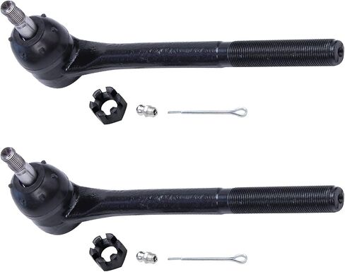 Detroit Axle - Pair Front Outer Tie Rods for Chevy Impala Caprice Astro Buick LeSabre Riviera DeVille GMC Safari Pontiac Bonneville Olds 98 Delta 88 2 Outer Tie Rod End Links Replacement in Saudi Arabia