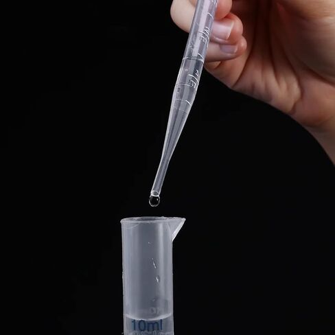 3ML Disposable Plastic Eye Dropper Set, Essential Oil Transfer Pipette, Disposable Liquid Eye Dropper for Lab Science Multi- Purpose Makeup Tool, 12 PCS in Saudi Arabia