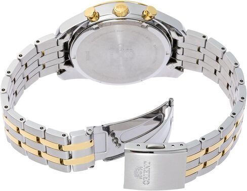 Orient Stretto Solar Chronograph White Dial Steel Strap Men’s Watch RA-TX0302S10B in Saudi Arabia