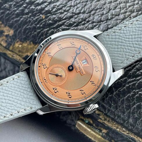 New Pierre Paulin Jumping Hour Men Watch Automatic Seagull ST17 Mechanical Watch Steel Watch Vintage Date Window 38mm in Saudi Arabia
