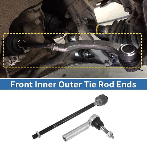 X Autohaux 4pcs inn inner rod rod ends ind ind ind int led end end end end end end end end end end end end in Saudi Arabia