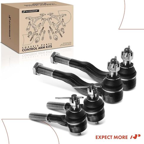 A-Premium Set of 4, Front Inner & Outer Tie Rod End Kit, Compatible with Mitsubishi Montero 1992-2000, Montero Sport 1997-2004 in Saudi Arabia