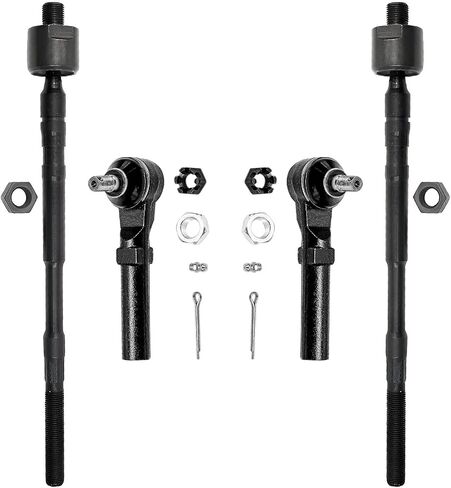 Detroit Axle-Front 4pc Tie Rods for 2016-2023 Subaru Crosstrek 2014-2018 Forester و 4 inner and tie rod end endlis in Kuwait
