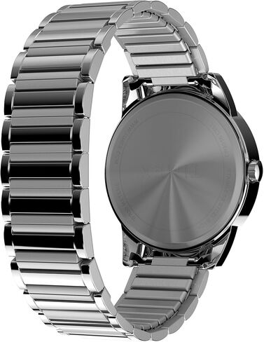 Timex Men's Easy Reader 40mm Watch-Silver-Lite Explistion Band Blue Dial Dial Silver-Flough Case in Saudi Arabia
