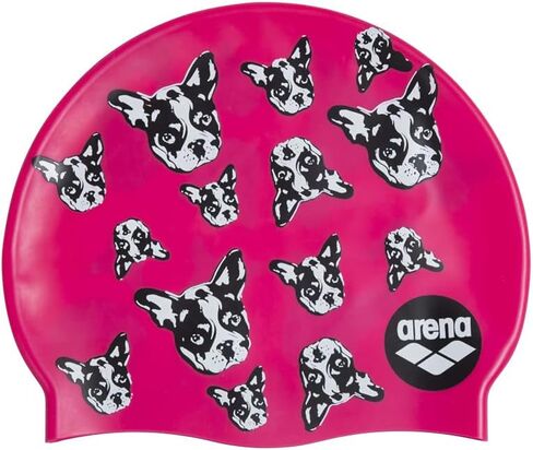 ARENA Unisex_Adult Print Jr Swim Caps, Orange, Tu in Saudi Arabia