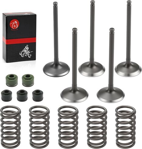 5TA-12111-00-00 Intake Exhaust Valve & Seal Spring For YAMAHA YFZ450 YFZ450R YFZ450V YFZ450SE 2004-2013 5TA-12112-00-00 5TA-12121-00-00 in Saudi Arabia