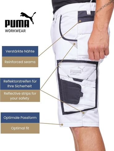 Puma Workwear Shorts Men - Precision X - شورتات شحن متعددة الجيبات خارج الهواء in Kuwait