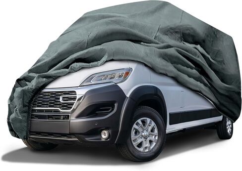 5 Layer Van Car Cover for 2006-2024 Ram Promaster Extended Van 159" Wheel Base with High Roof, Breathable All Weather Protection Scratch, Dust, Snow in Saudi Arabia