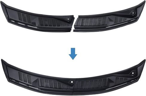 Front Windshield Wiper Cowl Grille Insert Panel Compatible with 2015-2020 Ford F150 F-150 Without Water Pipe & Washer Nozzle FL3Z15022A69B FL3Z25022A69B in Kuwait