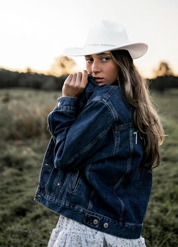 Lisianthus Sparkly Rhinestone Shiny Western Cowboy Cowgirl Hat for Women and Men in Kuwait