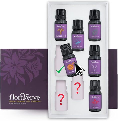 مجموعة من الزيوت العطرية Floraverve ، قم ببناء مجموعتك الخاصة ، جميع الزيوت العطرية الطبيعية و 100 ٪ النقية ، لا مزيد من التجميع مسبقًا - اختر فقط أولئك الذين تحبهم! (6x10ml) in Saudi Arabia
