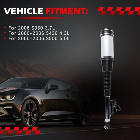 Rear Air Suspension Strut Compatible with 2000 2001-2006 S430 S500 S55AMG OE 2203205013 220320501360 220320501380 in Kuwait