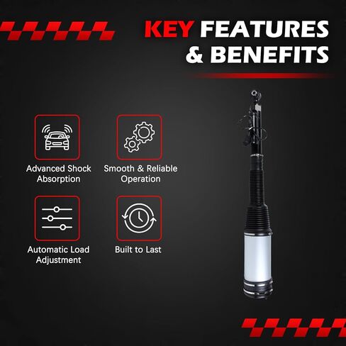 Rear Air Suspension Strut Compatible with 2000 2001-2006 S430 S500 S55AMG OE 2203205013 220320501360 220320501380 in Kuwait