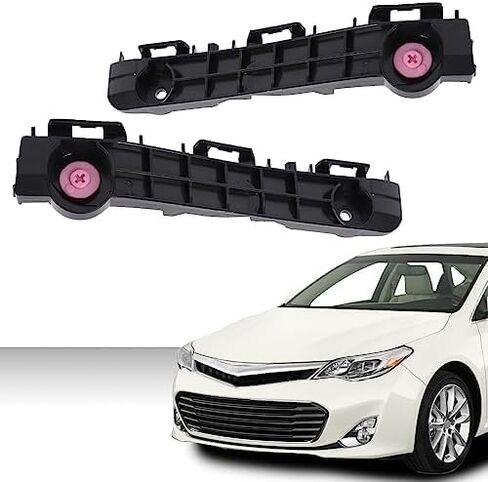 G-PLUS Front Left & Right Side 1pair Bumper Brackets Compatible with Toyota Avalon 5214507030 5214607030 TO1033114 TO1032114 2013-2018,Black in Saudi Arabia