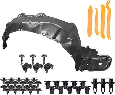 الأجزاء N Go Fender Liner W/Clips/Hardeners Kit لعام 2010-2015 Toyota Prius Side Maptenger Side Right To1249158 5387547030 in Saudi Arabia