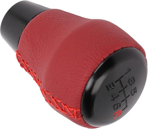 Gear Shift Knob Shifter, KIMISS 08u92TEA Car Gear Shifter Knob Artificial Leather Gear Stick Knob Replacement for Civic Type R 2017‑2019 in Saudi Arabia
