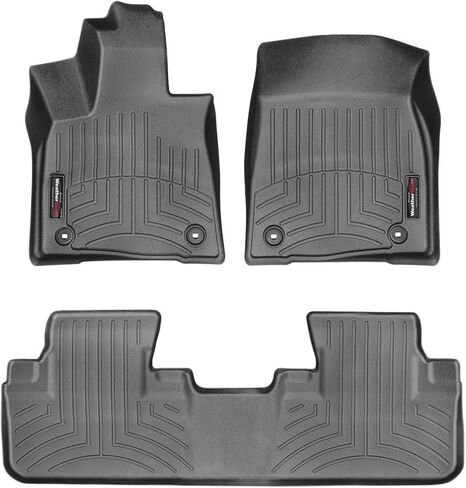 Weathertech مخصص FIRELLONERS لـ LEXUS RX HYBRID ، RX-1ST & 2ND ROW (44886-1-2) ، Black in Saudi Arabia