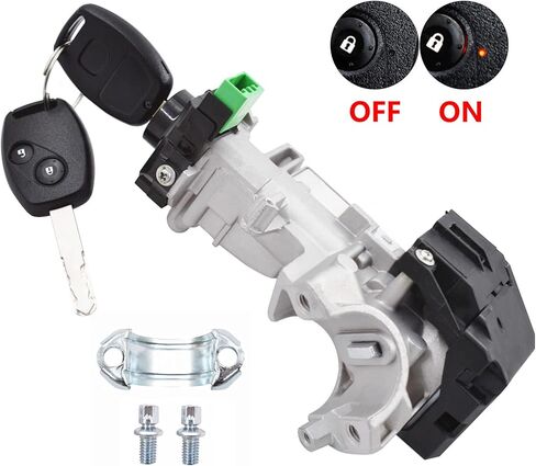 LABLT Lock Cylinder Ignition Switch with 2 Key Replacement for Civic 2006-2011 Auto Trans in Saudi Arabia