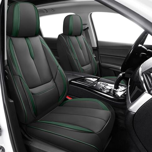 ILMO Car Seat Covers Tailored for Jeep Grand Cherokee 2000-2023– Airbag-Compatible Auto Chair Covers – All-Inclusive Seats Cover(Beige&Brown, Full Set) in Kuwait