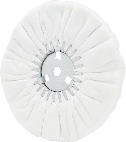 10’’ Soft Airway Buffing Polishing Wheel for Finish Polishing 5/8’’Arbor Hole White Flannel -2PCS in Saudi Arabia
