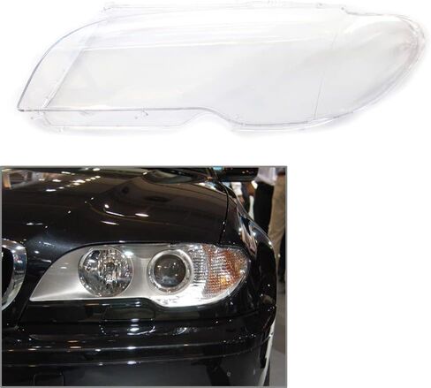 Zhisheng Automative Front Head Head Lamp Cover Presention for BMW E46 2DR Coupe 325CI 330CI 2003-2006 ، Left Side in Kuwait