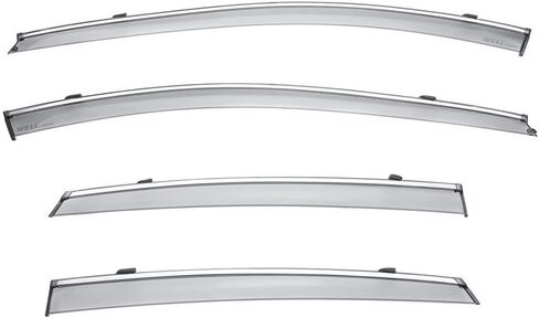 WellVisors Window Visors Wind Deflectors Compatible with Buick 2017-2019 Lacrosse with Chrome Trim Rain Guards 3-847BU007 in Saudi Arabia